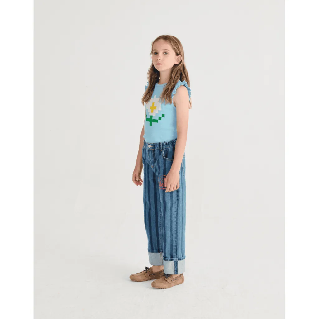 Pickles The Dog Denimbyxor Navy Blue>Bobo Choses Outlet
