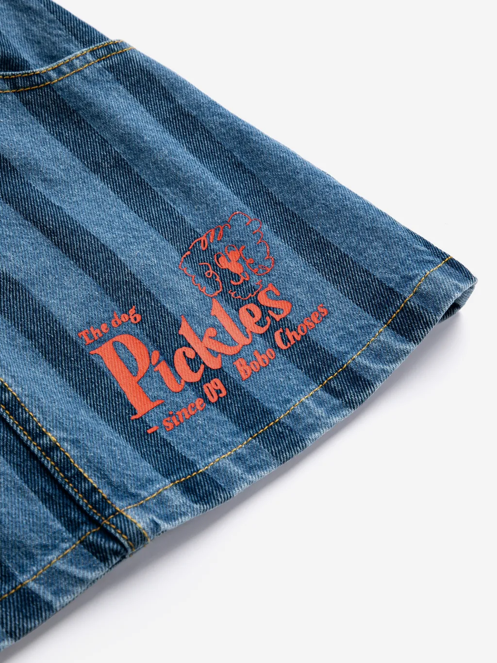 Pickles The Dog Denimkjol Navy Blue>Bobo Choses New