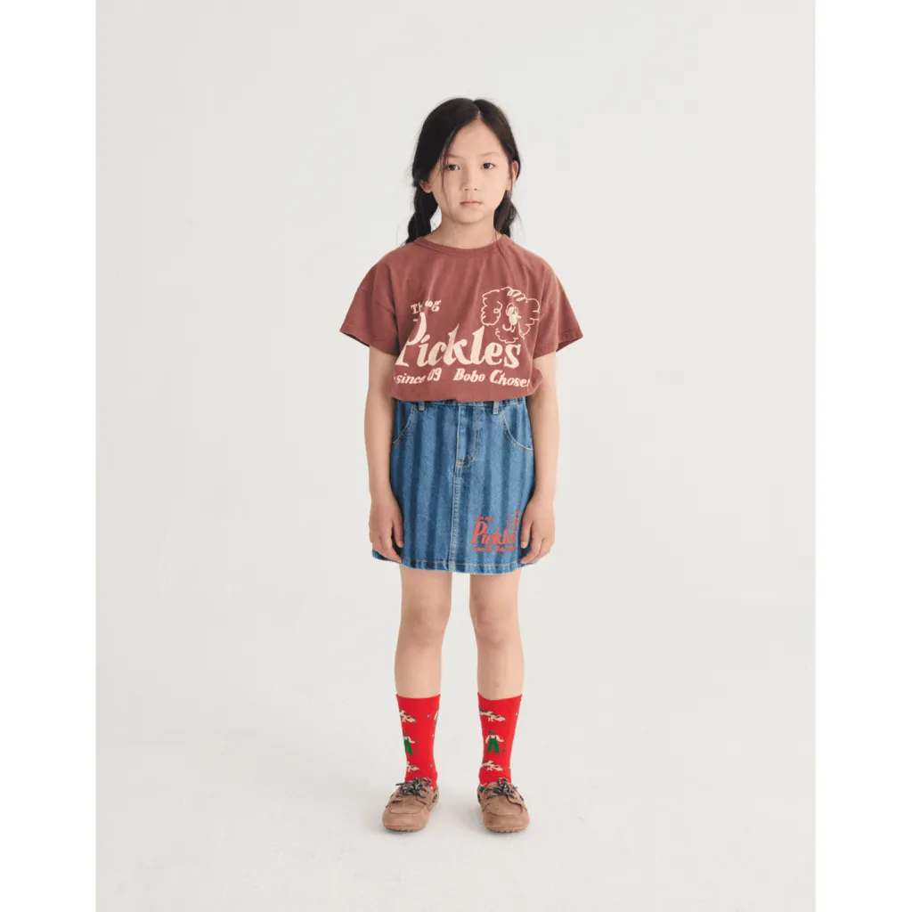 Pickles The Dog Denimkjol Navy Blue>Bobo Choses New