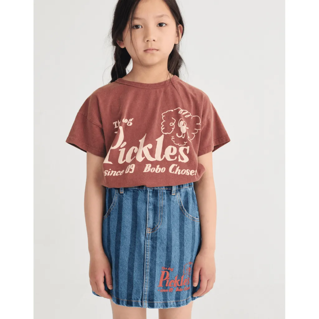 Pickles The Dog Denimkjol Navy Blue>Bobo Choses New