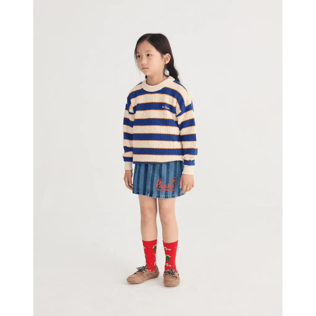 Pickles The Dog Denimkjol Navy Blue>Bobo Choses New