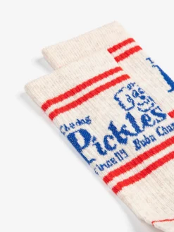 Pickles The Dog Långa Strumpor Offwhite>Bobo Choses Hot