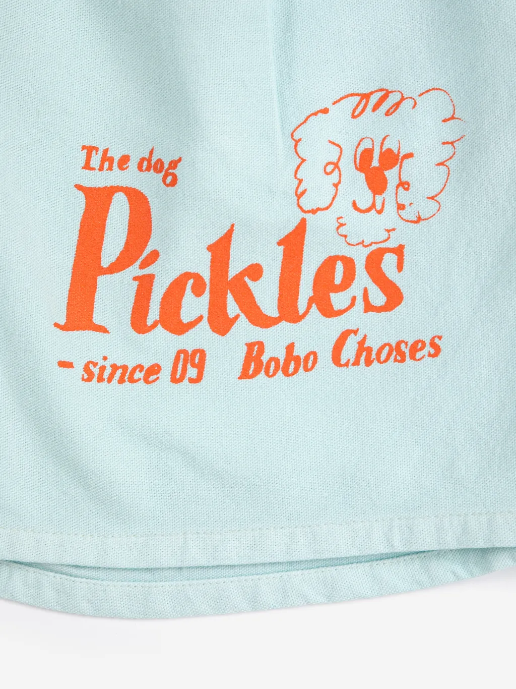 Pickles The Dog Shorts Light Blue>Bobo Choses Clearance
