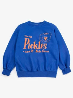 Pickles The Dog Sweatshirt Midnight Blue>Bobo Choses New