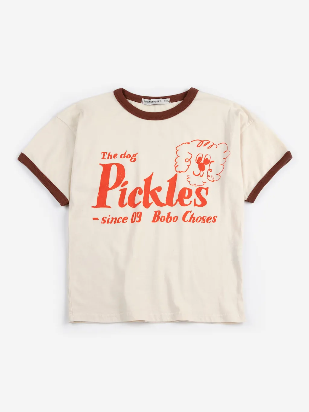 Pickles The Dog T-shirt Offwhite>Bobo Choses Discount