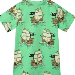 Pirate Ships T-shirt Minty Green Tea><noscript><img width=