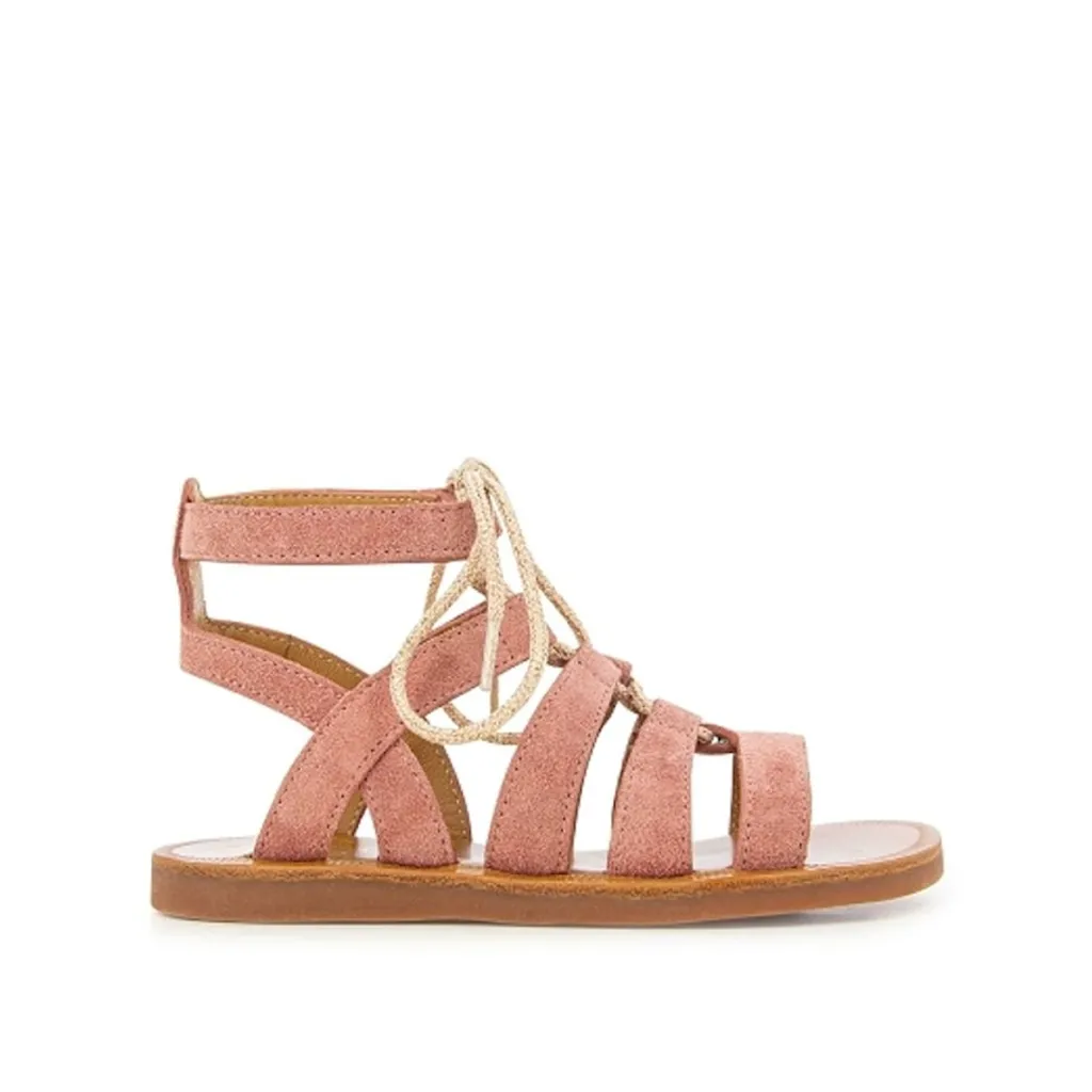 Plagette Guily Sandaler Old Rose>Pom Dapi