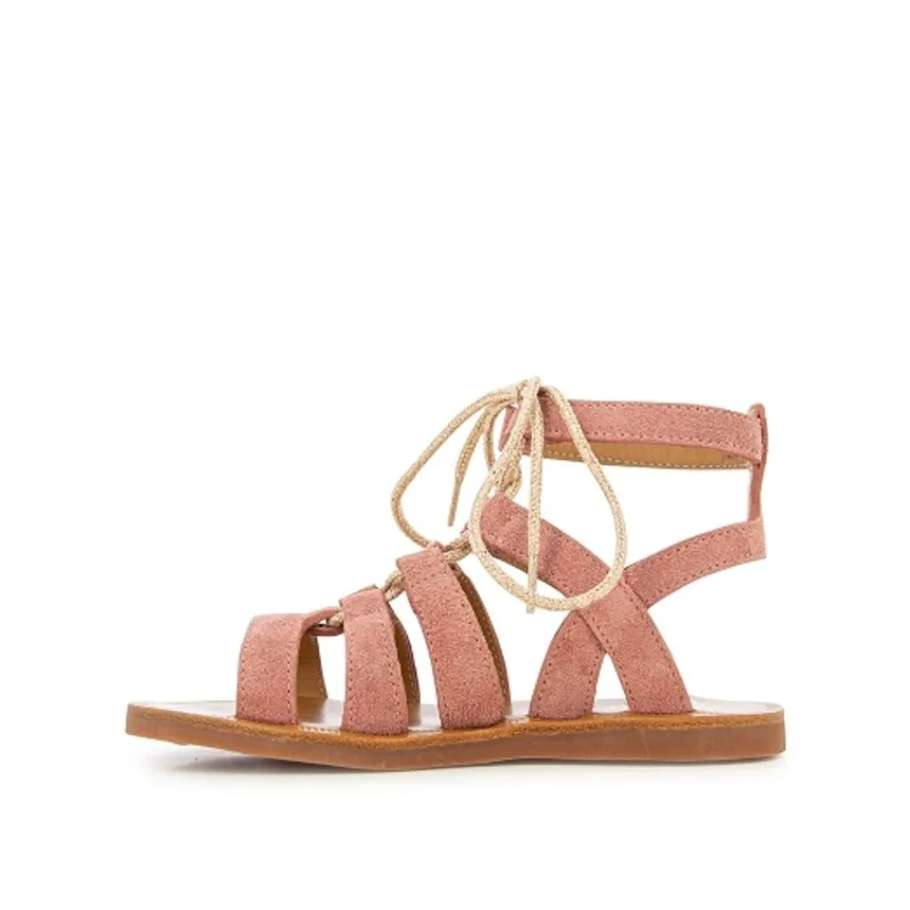 Plagette Guily Sandaler Old Rose>Pom Dapi