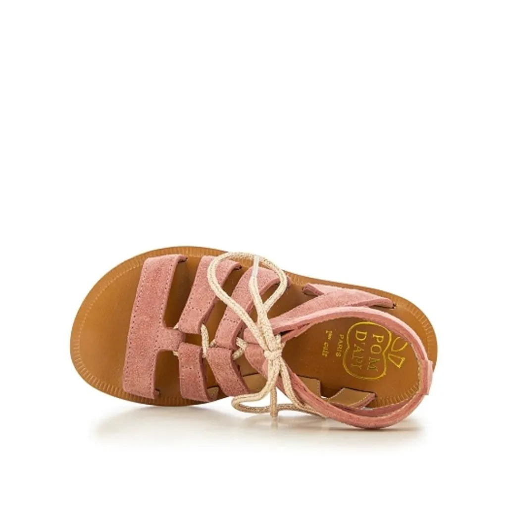 Plagette Guily Sandaler Old Rose>Pom Dapi