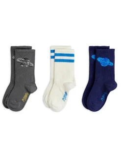 Planet 3-pack Strumpor Multi>Mini Rodini