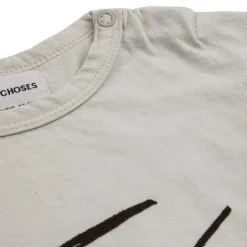 Play The Drum Baby T-shirt Beige>Bobo Choses New