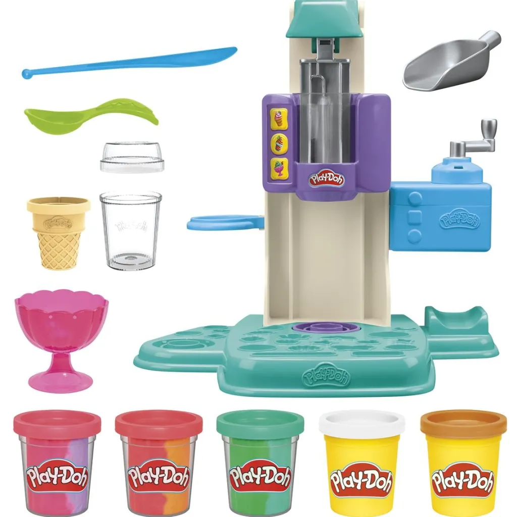 Rainbow Swirl Ice Cream-lekset>Play-Doh Discount