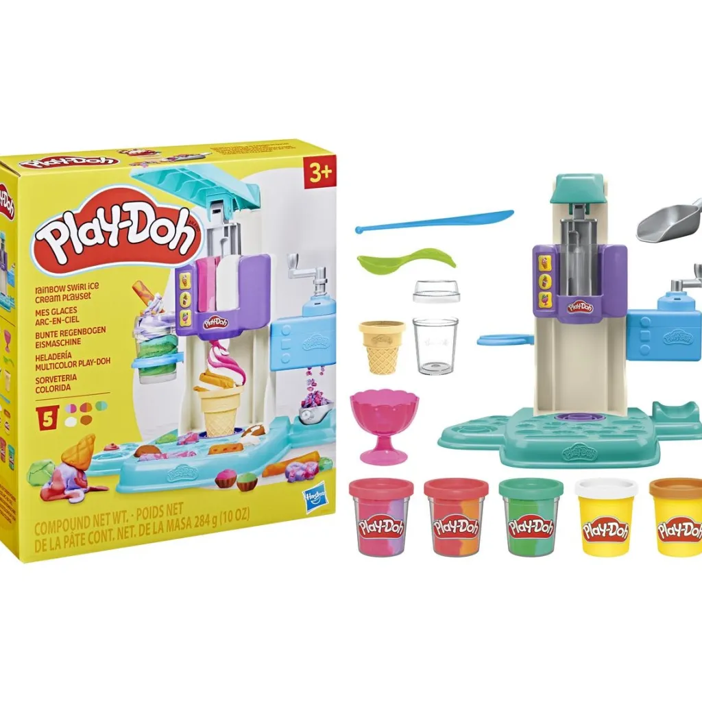 Rainbow Swirl Ice Cream-lekset>Play-Doh Discount