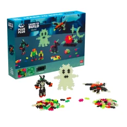 Learn To Build Glow-in-the-dark - 500 Stycken Mix>Plus-Plus