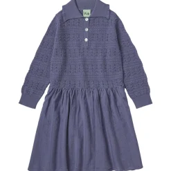 Pointelle-klänning Dusty Violet>FUB Clearance