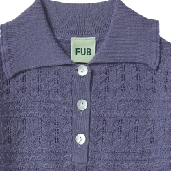 Pointelle-klänning Dusty Violet>FUB Clearance