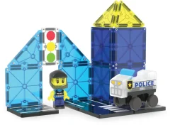 Police Patrol Byggklossar 20 St Multi>Magna-Tiles