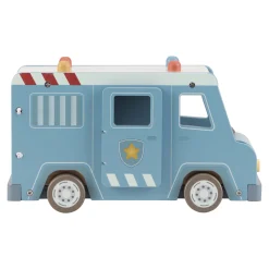 Polisbil Med Träfigurer Blue><noscript><img width=