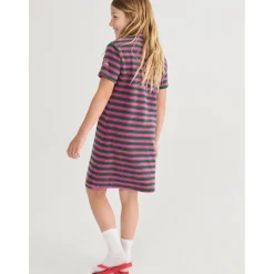 Poloklänning I Frotté Purple><noscript><img width=