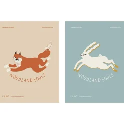 Poster 30x40 X Madelen Möllard 2-pack FSC Mix Affisch Vit>Kuling New