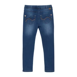 Power Stretch Jeggings Denimblå>Minymo Online