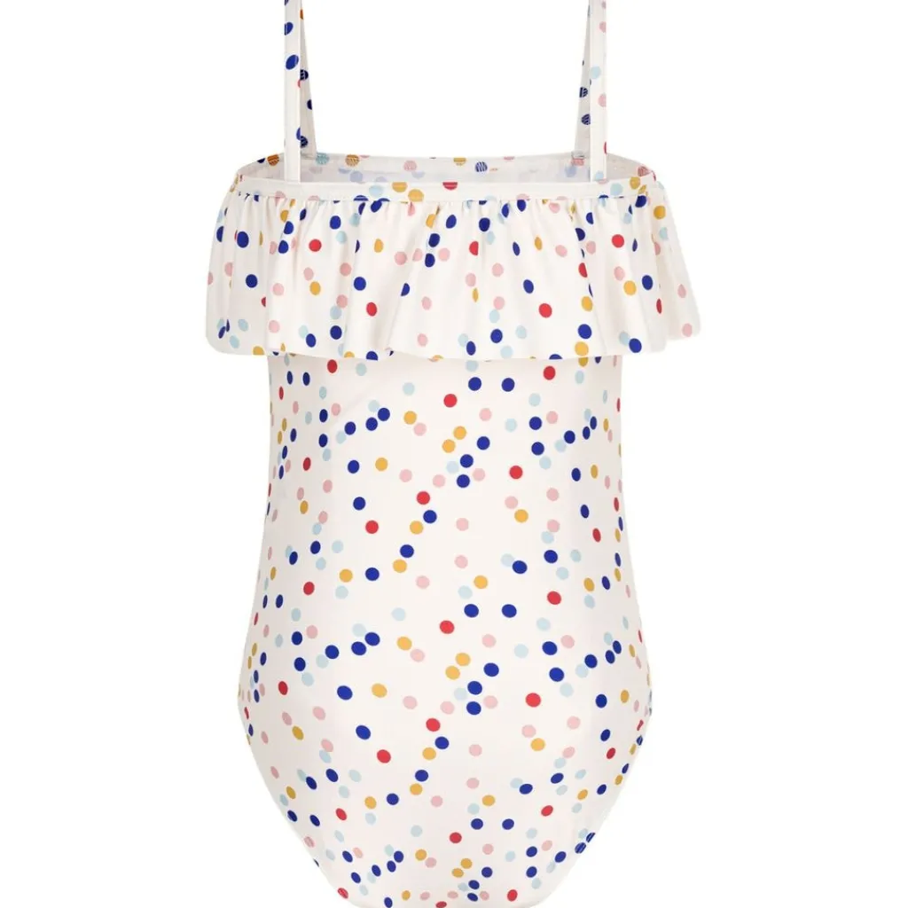 Prickig Baddräkt Gräddvit>Petit Bateau Online