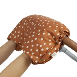 Prickiga Handmuffar Kanelbruna><noscript><img width=