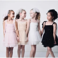 Pärl Tulle Ballerina Klänning White><noscript><img width=