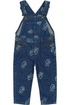 Prosper Hängselbyxor Medium Blue Denim>The New Siblings