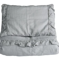 Påslakanset Spjälsäng Mood Volang Light grey>NG Baby Hot