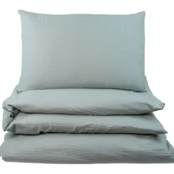 Påslakanset Spjälsäng Muslin Frosty Green>NG Baby Clearance