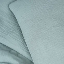 Påslakanset Spjälsäng Muslin Frosty Green>NG Baby Clearance