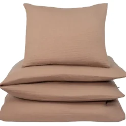 Påslakanset Vagn/Vagga Muslin Brown>NG Baby Discount