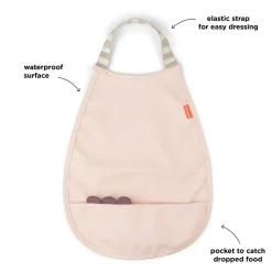 Pull-Over Bib Croco Powder><noscript><img width=