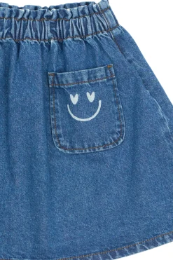 Purity Jeanskjol Medium Blue Denim><noscript><img width=