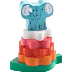 Puzz & Stack Happy 2-i-1 Avlastningspussel Och Stapelbar Leksak><noscript><img width=