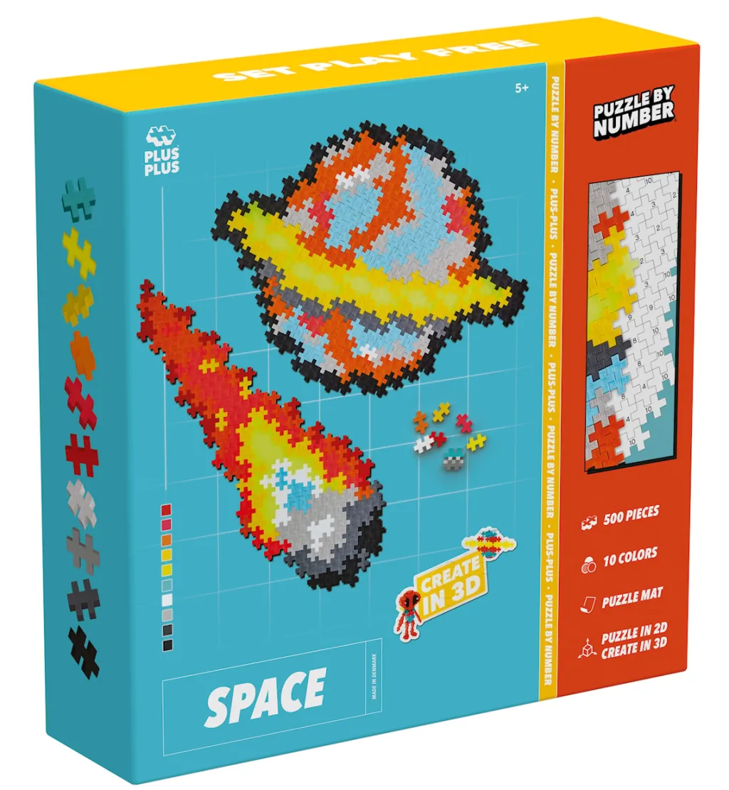 Puzzle By Number Space Byggset>Plus-Plus Sale
