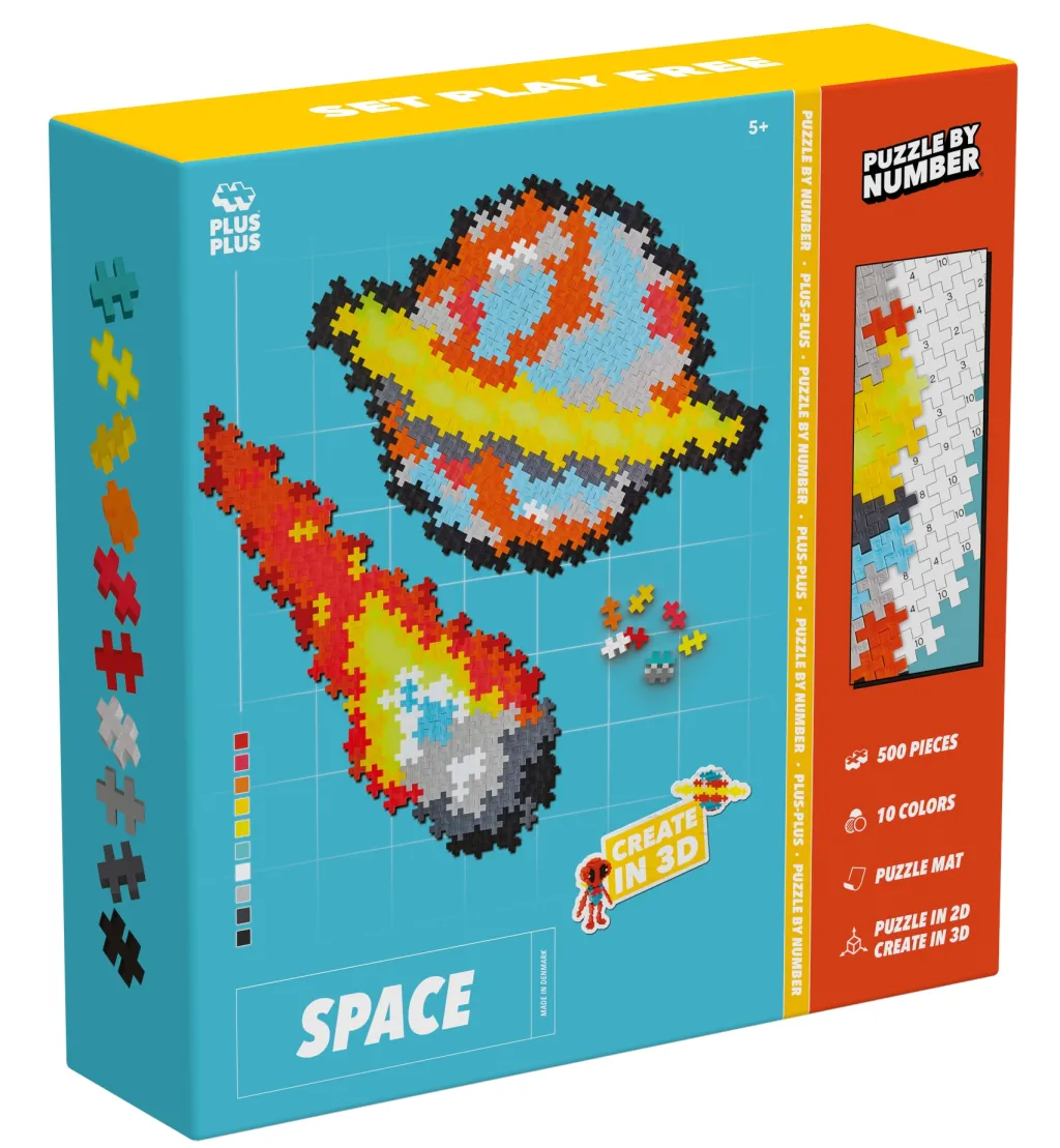 Puzzle By Number Space Byggset>Plus-Plus Sale