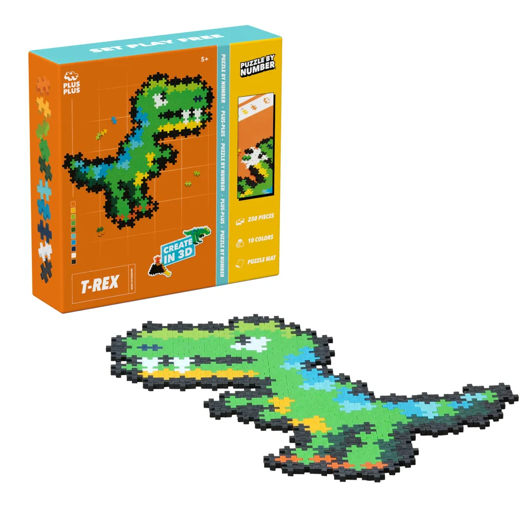 Puzzle By Number T-rex>Plus-Plus Discount