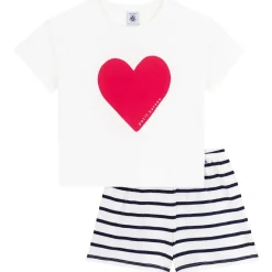 Pyjamas I Bomull Marshmallow Smoking>Petit Bateau Best