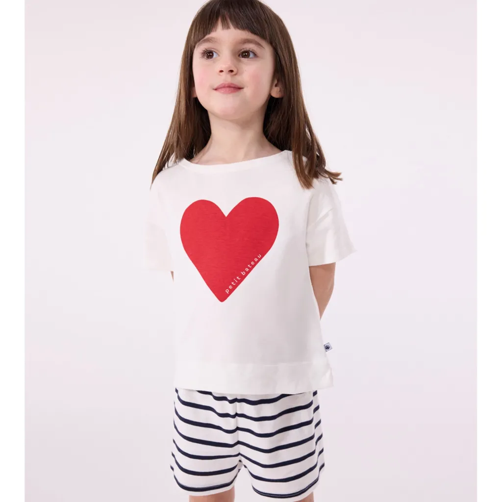 Pyjamas I Bomull Marshmallow Smoking>Petit Bateau Best