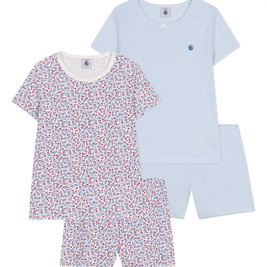 Pyjamas 2-pack Jasmin Marshmallow>Petit Bateau Discount