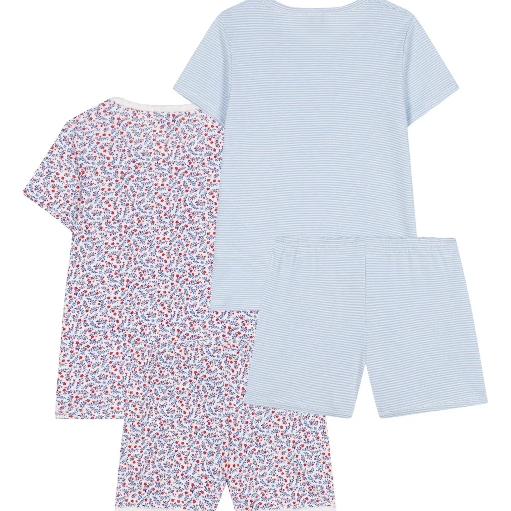 Pyjamas 2-pack Jasmin Marshmallow>Petit Bateau Discount