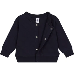 Quiltad Tubstickad Basebolljacka Smoking Blue>Petit Bateau Outlet