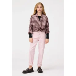 Rafa Shirt Rose Ginham>Molo Hot