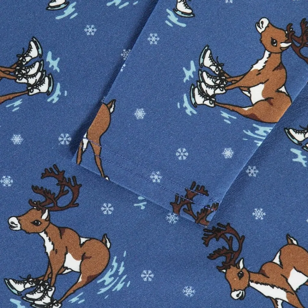 Raindeer Långärmad T-Shirt Federal Blue>Småfolk Online