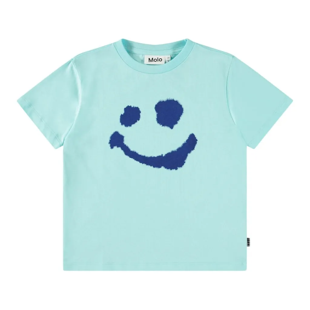 Rame T-Shirt Water Smile Blue>Molo Clearance