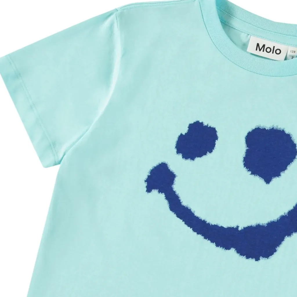 Rame T-Shirt Water Smile Blue>Molo Clearance