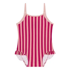 Randig Baddräkt Rosa>Petit Bateau Discount