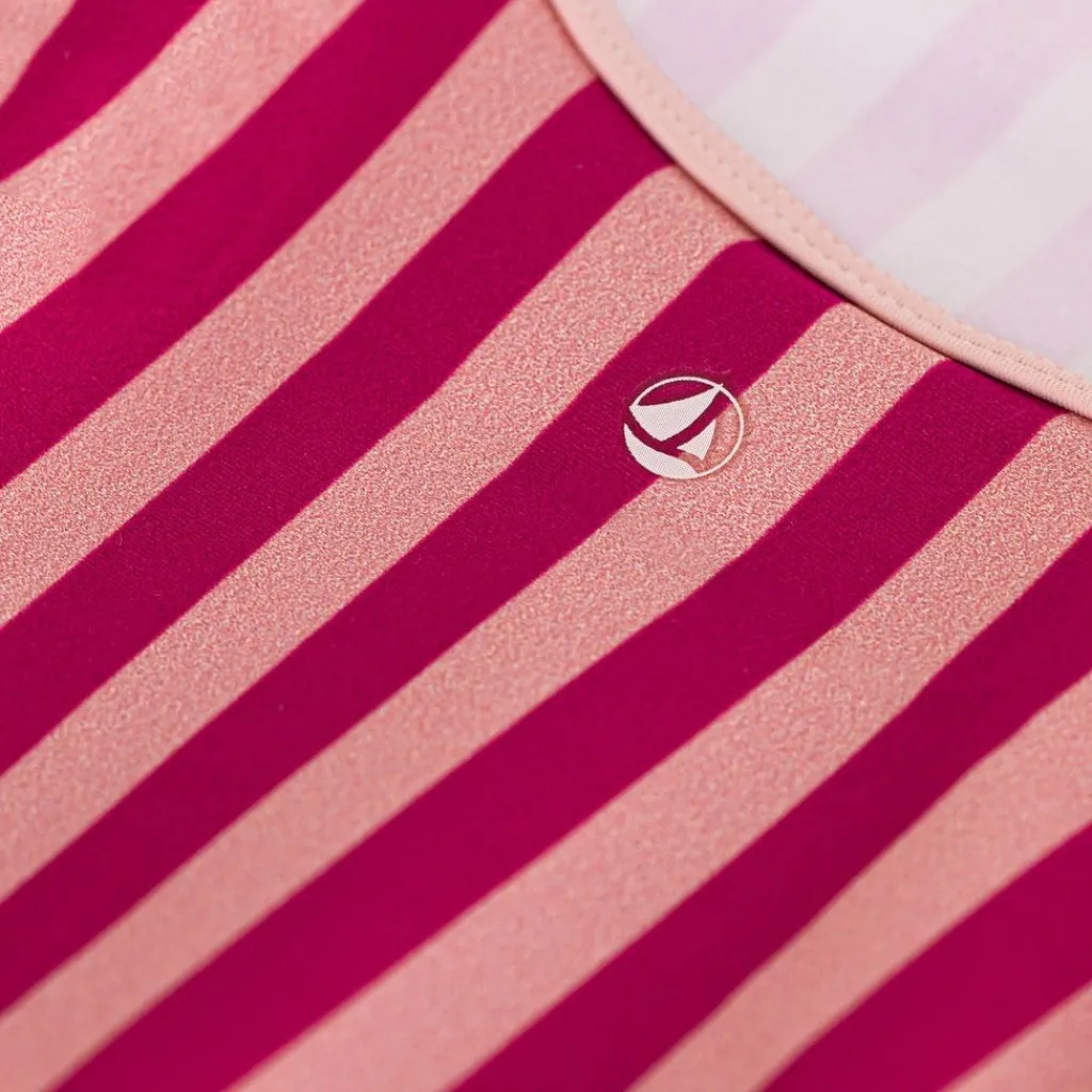 Randig Baddräkt Rosa>Petit Bateau Discount